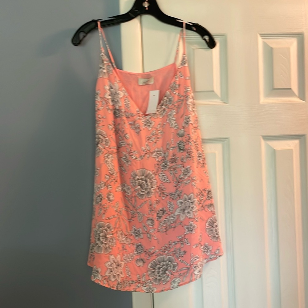 Loft pink floral camisole size XXL.  Brand new with tags!